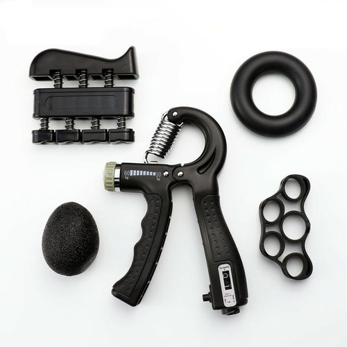 5PCS Adjustable Hand Grip Strength Trainer Set
